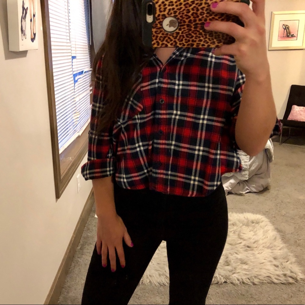 Cropped Flannel